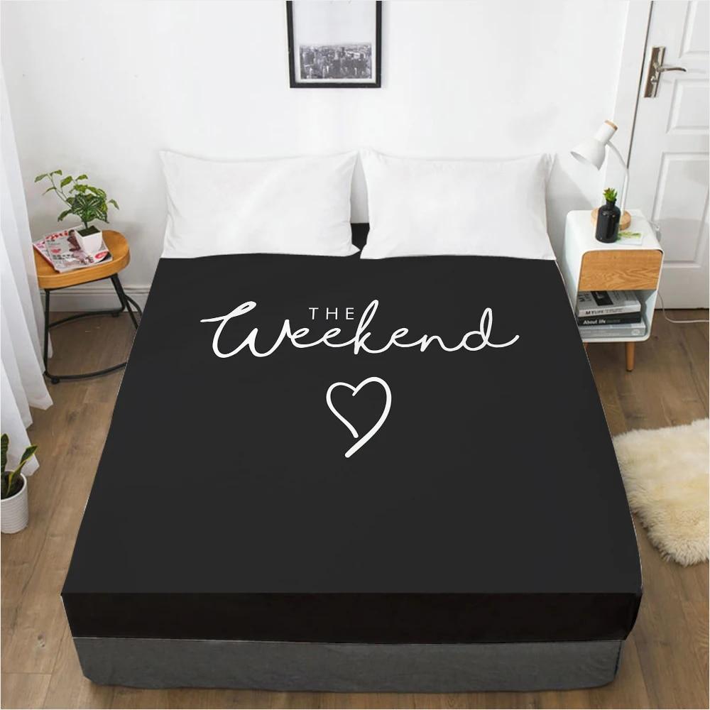 Простыни с буквами, наматрасник с резинкой, 3D простыня, постельное белье 150x200, 180x200. Простыня на заказ, дизайн любого размера.