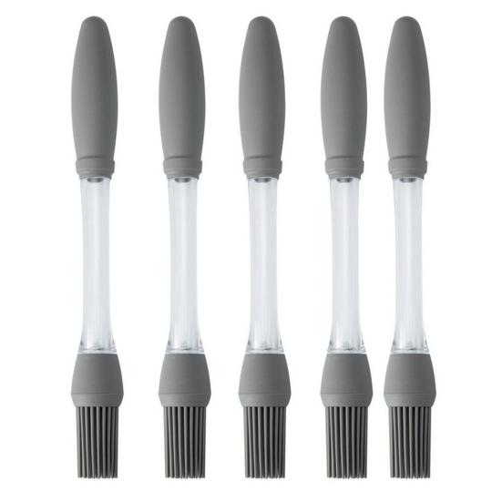 Silicone Oil Brush Basting Pastry Brush Heat Resistant Butter Sauce Brush Kitchen Gadget for BBQ Grilling Baking