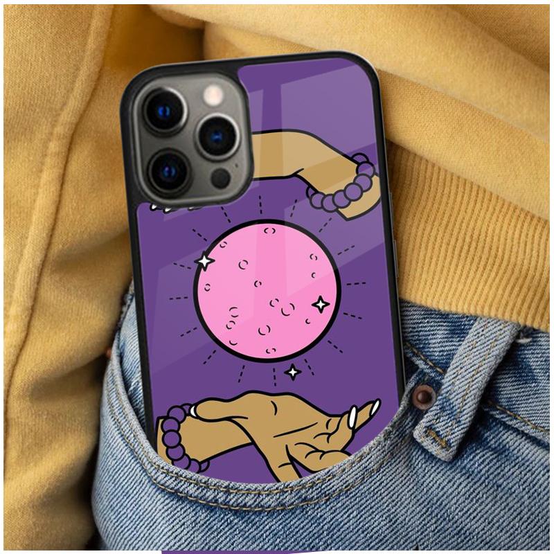 Halloween Magic Crystal Ball Soft Phone Case for iPhone 17 Air 16e Pro max 15 Pro 13 14 Plus 11 12 MagSafe Magnetic Coque