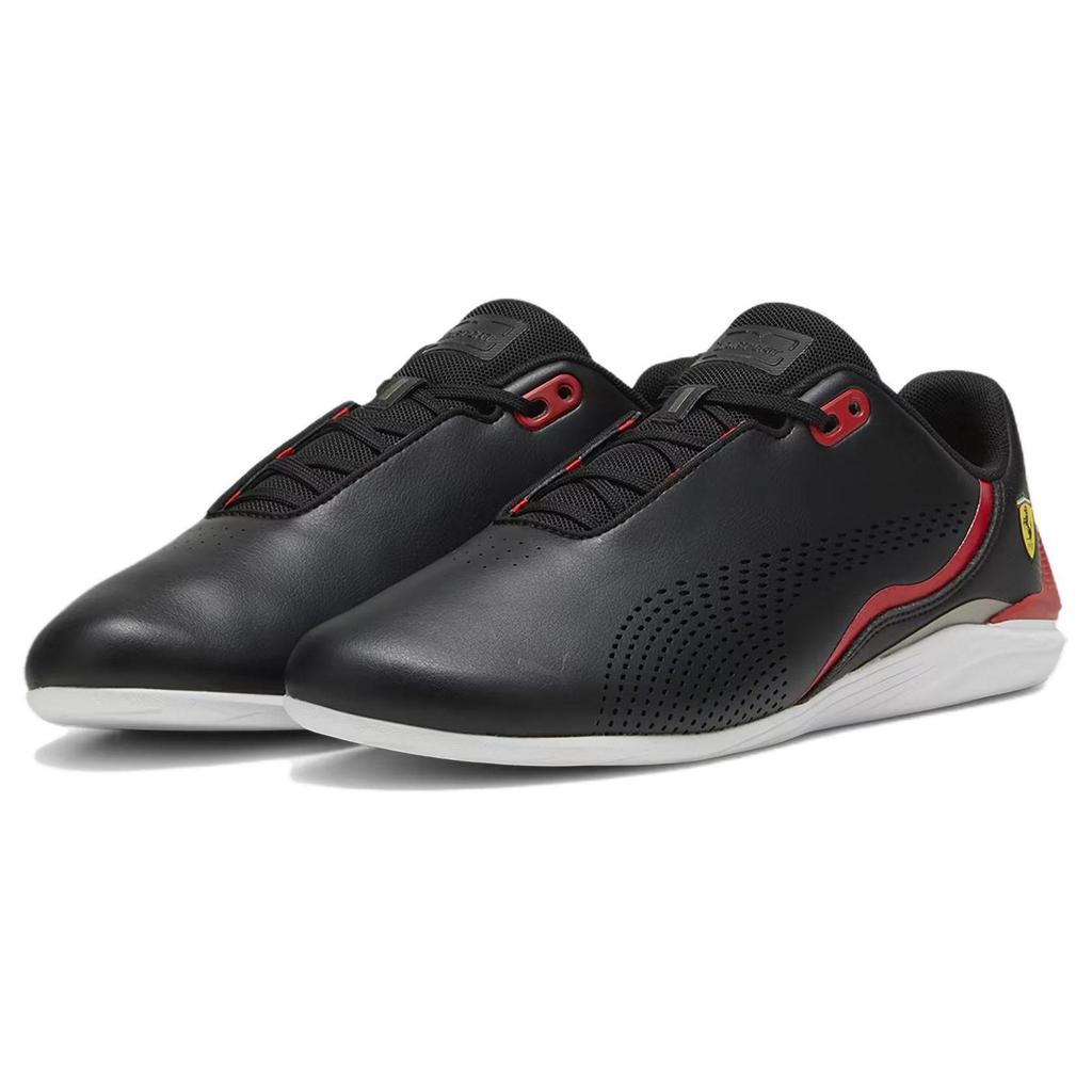 Puma Кроссовки Scuderia Ferrari Speedcat Унисекс Черно-белые Низкие Мотоспорт 307193-09