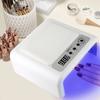 72 светодиодных складных аппарата для терапии ногтей, лампа для запекания ногтей в виде подушечек для рук, с 4 таймерами, подходит для шлифовки ногтей на руках и ногах