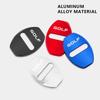 ·4Pcs Car Styling Door Lock Covers Stikcers Case For VW GTI Golf Polo R-Line CC GTD Passat Tiguan T-ROC Arteon Beetle Bora Jetta