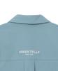 BEENTRILL NEWYORK Женская плетеная технологичная укороченная рубашка (синий)