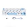 61 Keys Mechanical Keyboard Wireless Blue Switches Keyboard BT5.0 2.4G USB C RGB Backlit Gaming