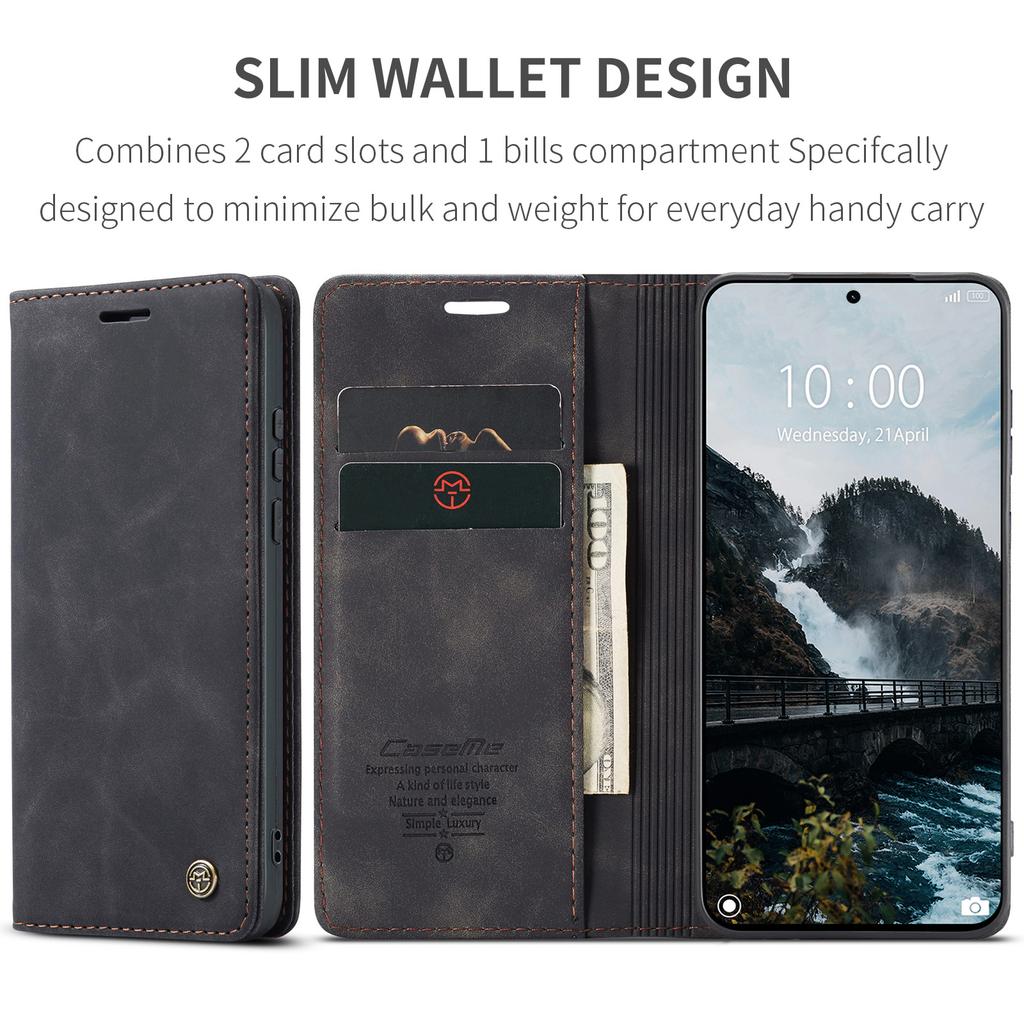 CaseMe Для Xiaomi 17 Ultra Роскошный Ретро Магнитный Флип Чехол-Книжка из ПУ Кожи для Xiaomi 17 17Ultra Кошелек Чехол для Телефона