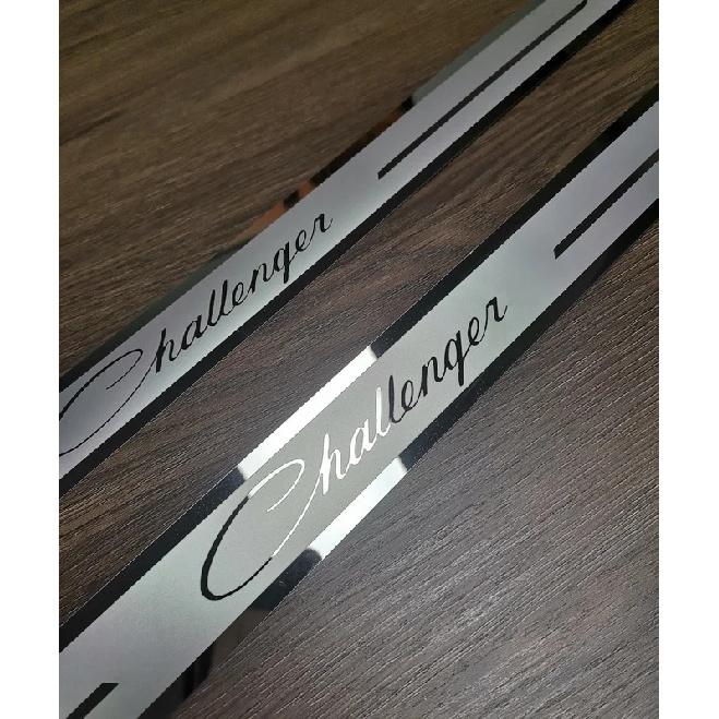 Car Stainless Steel Door Sill Scuff Plate For Dodge Challenger 2015-2025