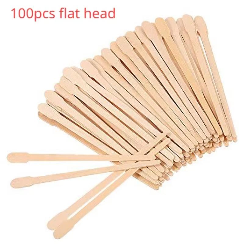 100 шт./пакет одноразовые деревянные палочки для удаления волос на теле скребок с воском палочка для депиляции инструменты для ухода за телом косметические туалетные принадлежности деревянные наборы
