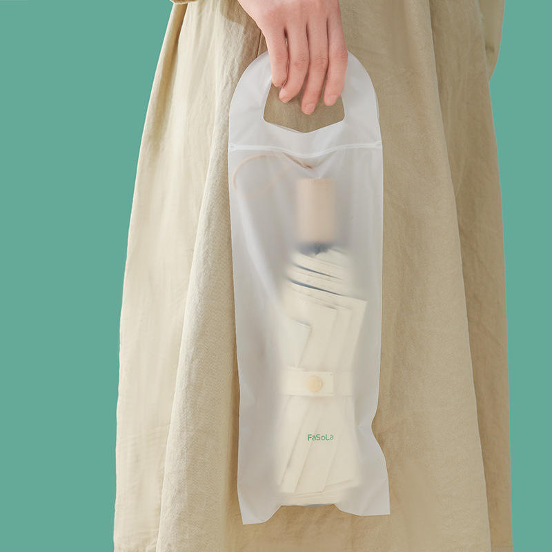 Портативная самозапечатывающаяся складная сумка для хранения зонта, прозрачная сумка для переноски стакана для воды