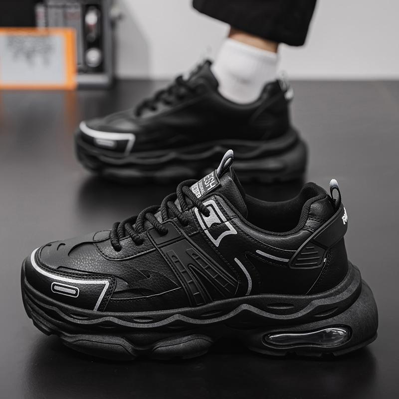 New Fashion Men 's Four Seasons Comfortable Thick Sole Shoes Students Boys GirlsTrending Soft Sole Breathable Casual Running Sneakers