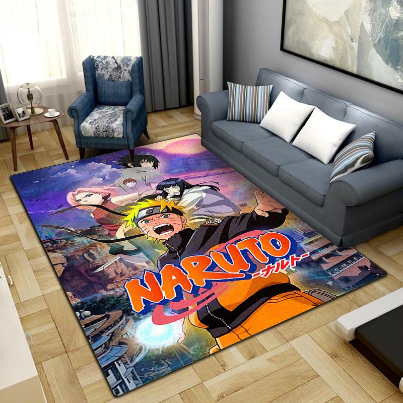 Anime-Naruto Area Carpet for Living Room Bedroom Home Decor Cool Movie Mat Floor Mat -LXR48