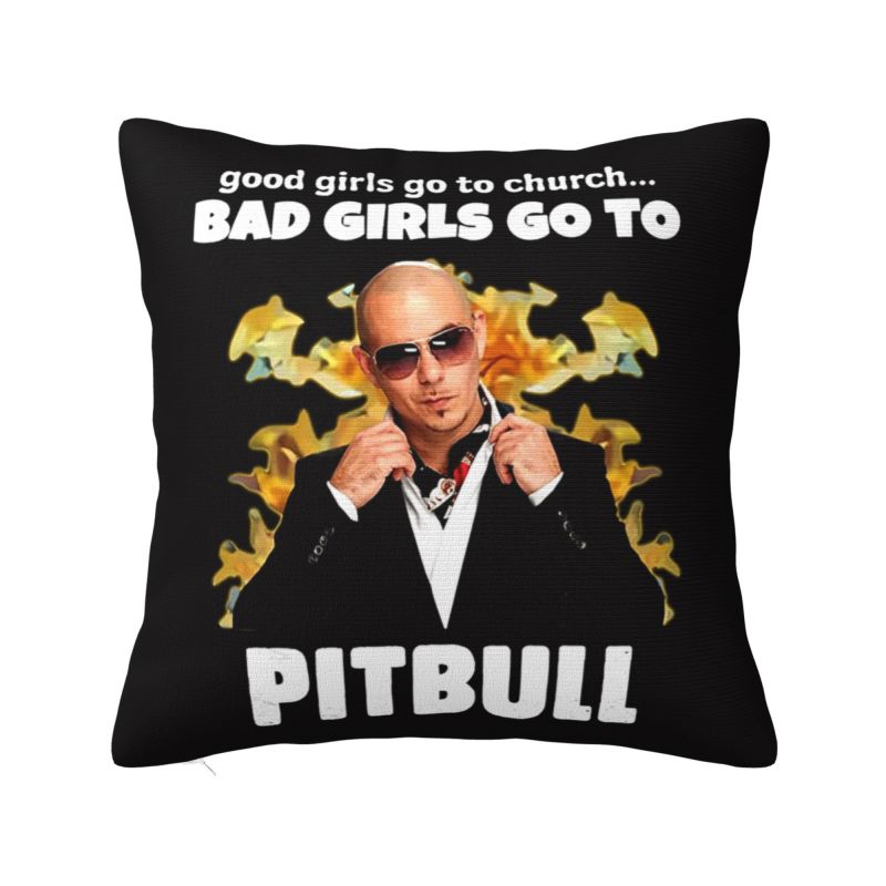 Custom Mr Worldwide Says To Live Laugh Love Pillow Case Living Room Decoration Luxury Cushions for Sofa Square Pillowcase