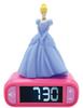 Lexibook Night Light Alarm Clock, Disney Princess Cinderella Digital Clock, Table Clock, RL800DP, Authentic
