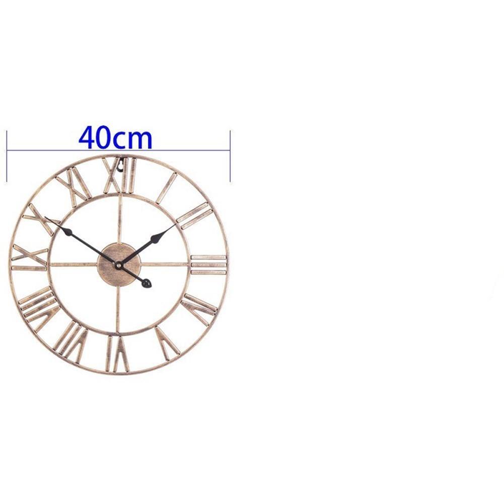 40 см настенные часы европейские промышленные винтажные настенные часы с декором римских цифр