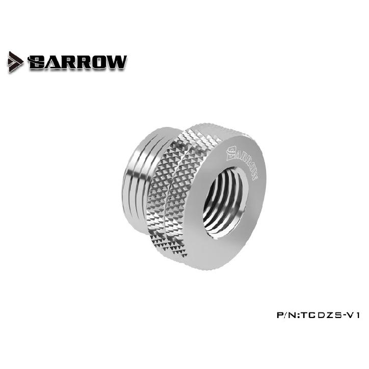 Barrow TCDZS-V1 G1/4'' Pass-Through Fitting for Water Inlet Port Injection Computer Water Cooling , TCDZS-V1
