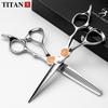 Парикмахерские ножницы Titan Профессиональные парикмахерские ножницы для стилистов Стрижка Филировка CNC Японская сталь Ножницы для волос