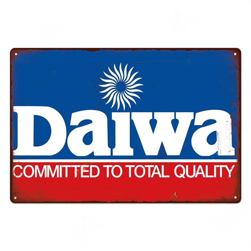 Fishing Gear Posters Vintage Metal Tin Signs Decor Retro Plaque Metal Plate Home Wall Art Room Decoration For