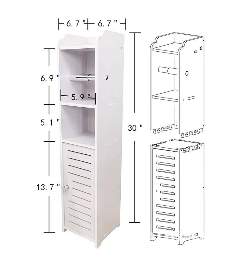 Подставка для держателя туалетной бумаги: Шкаф для хранения вещей в ванной комнате рядом с туалетом для небольшой ванной комнаты с держателем для туалетной бумаги