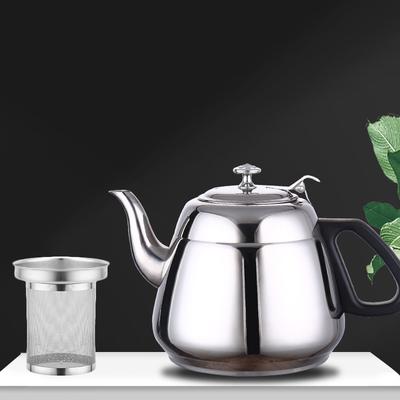 Чайники из нержавеющей стали с фильтром-инфузором 1,2 л/1,5 л/2 л Утолщенный чайник Чайный сервиз Кастрюли для кипячения Газ Индукция Дом Кемпинг