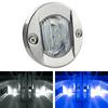 1PCS DC12V Marine Boat Transom LED Stern Light Round Cold White LED Tail Lamp Yacht Accessory Blue/White Waterproof Tail LED