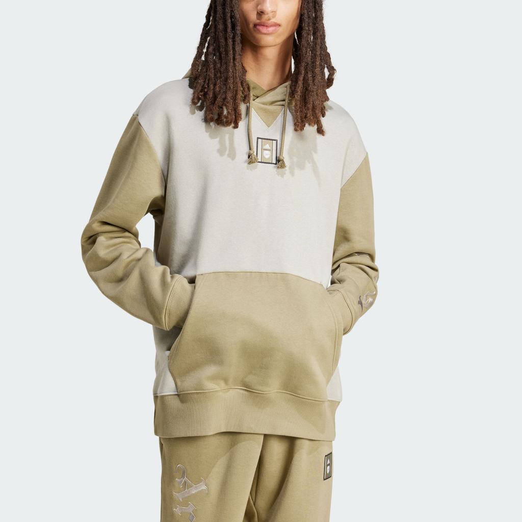 adidas Arsenal Сезонный худи Orbit Зеленый/Перо Серый Мужской Уличный IT4112