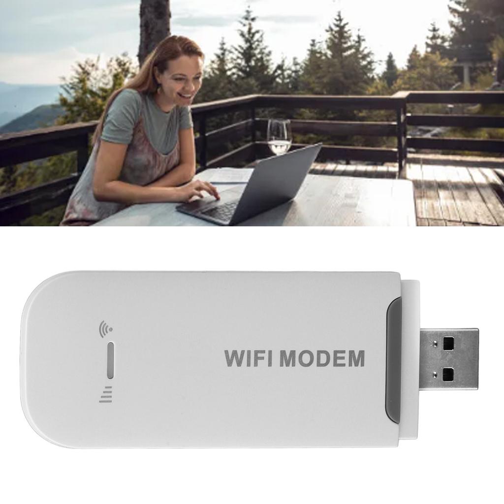 4G USB Portable WiFi Plug and Play High Speed Internet Multi User Sharing Inserted Standard SIM Card Portable Travel Hotspot