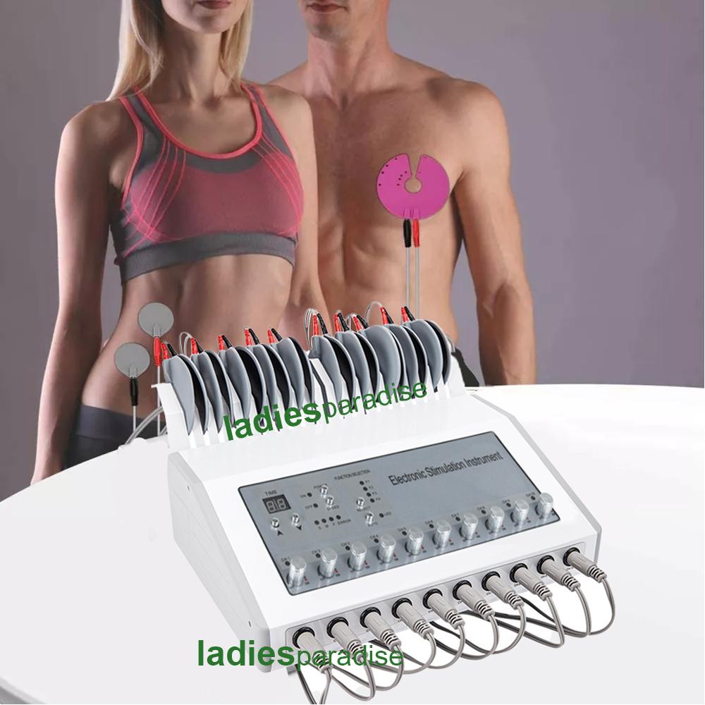 Оборудование для фитнеса, стимуляция мышц, машина для электростимуляции, машина для похудения, русские волны, EMS, электрический массажер
