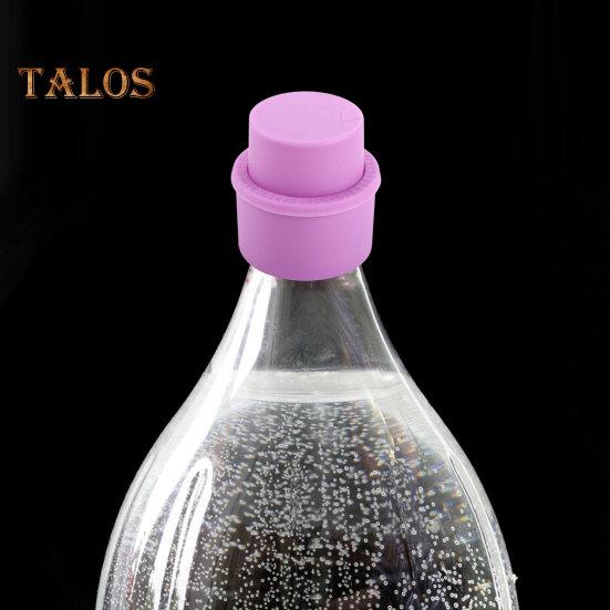 Drink Stopper Push Type Keep Soda Freshness Soft Practical Bottle Pump Dispenser Saver Lid Sealer Refrigerator Accessories
