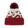 Autumn and Winter New Mohair Wool Hat Cold Hat Retro Geometric Rhombus Knitted Hat for Men and Women 2025