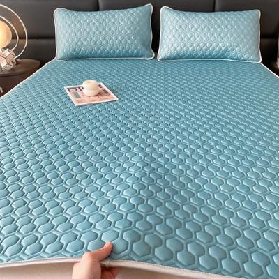 Мягкий утолщенный латексный наполнитель 4 мм, летний коврик и наволочка, гладкий, прохладный, простынь, охлаждающие коврики для сна, ледяной шелк