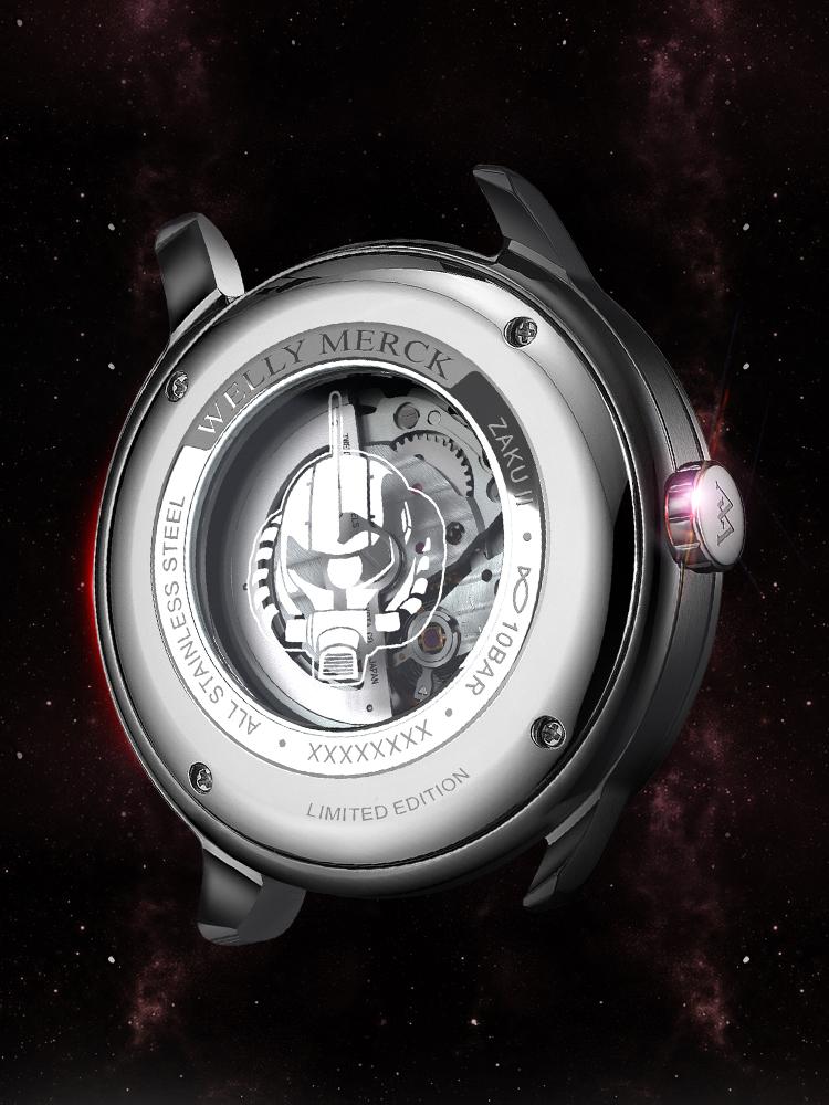 WM Watch Автоматические механические часы Мужские Нержавеющая сталь Водонепроницаемые MIYOTA 82S7 Ограниченная серия Welly Merck Watch Совместная серия