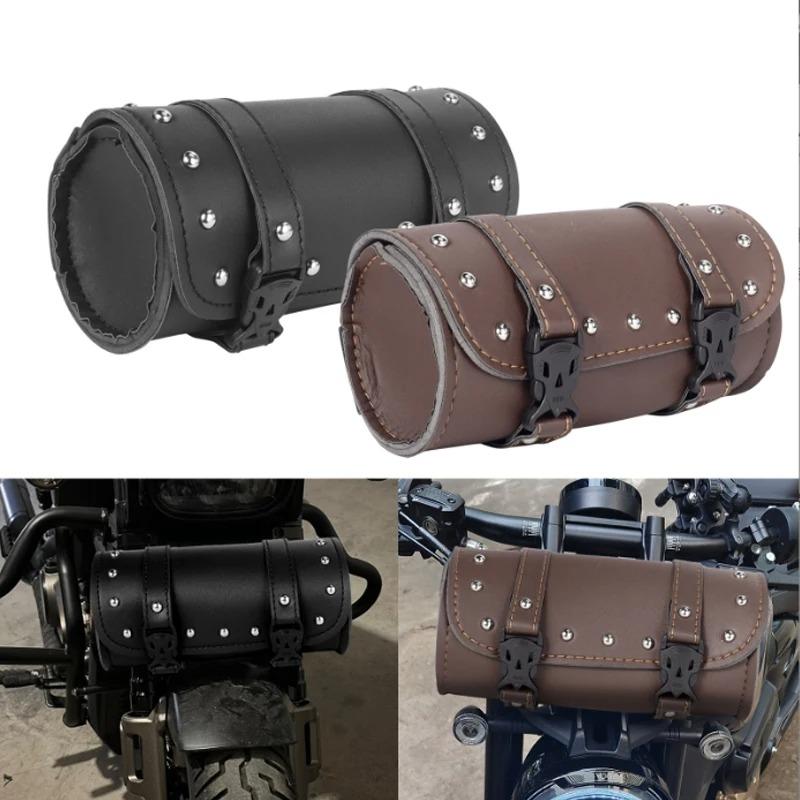Universal Motorcycle Front Fork Tool Bag Universal Handlebar Bag Fit For Harley Sportster Kawasaki Yamaha Dyna Softail