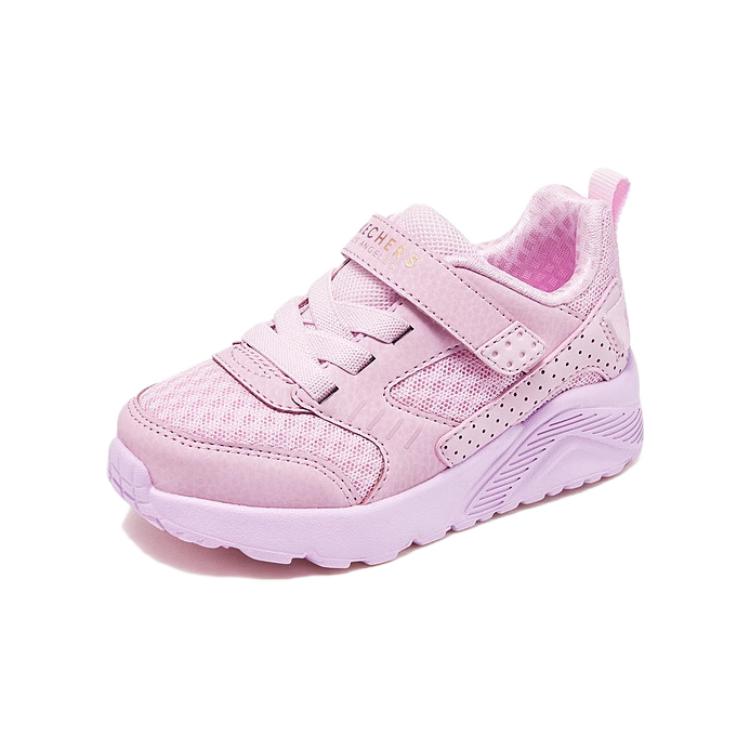 Skechers Уличные Девушки Удобная Мода Нескользящие Прочные Низкие Повседневные Кроссовки Детские Кроссовки Розовые 310493N-PNK
