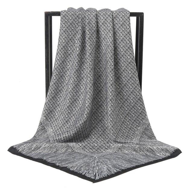 2021 Design Brand Women Square Silk Scarf Chain Print Head Scarfs Female Satin Hijab Scarves Shawl Wrap Lady Headband Foulard