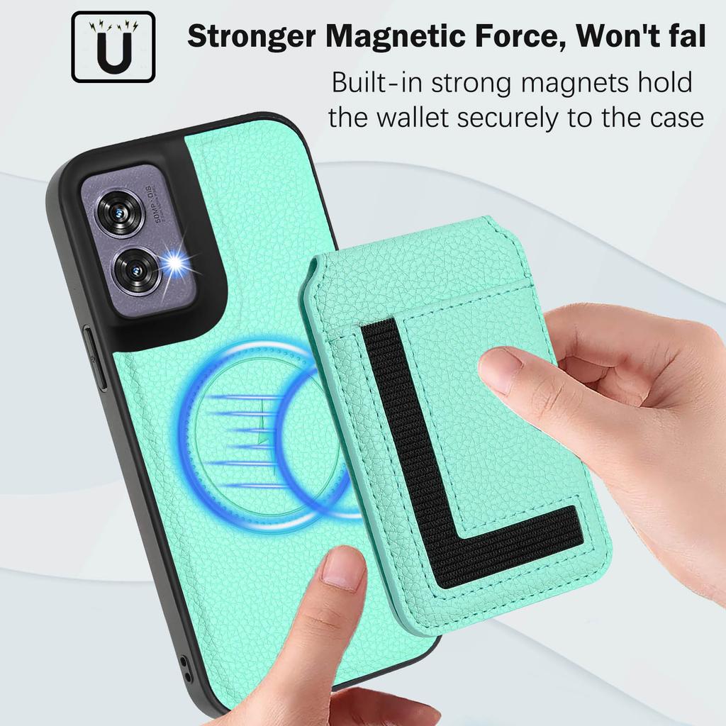 Leather Protective Case for MOTO G 5G 2024/G Play 2024 5G – Magnetic Flip Cover