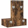 Makeup Table with Drawers Brown 60 x 40 x 70 cm Engineered Wood