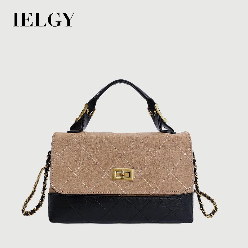 IELGY Ladies Messenger Bag Diamond Chain Summer Shoulder Small Square Bag