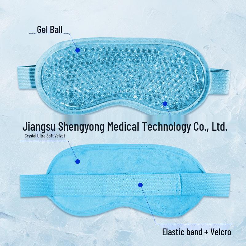 Gel Bead Eye Mask for Hot/Cold Compress, Post-Surgery Recovery, Eye Fatigue Relief, and Better Sleep