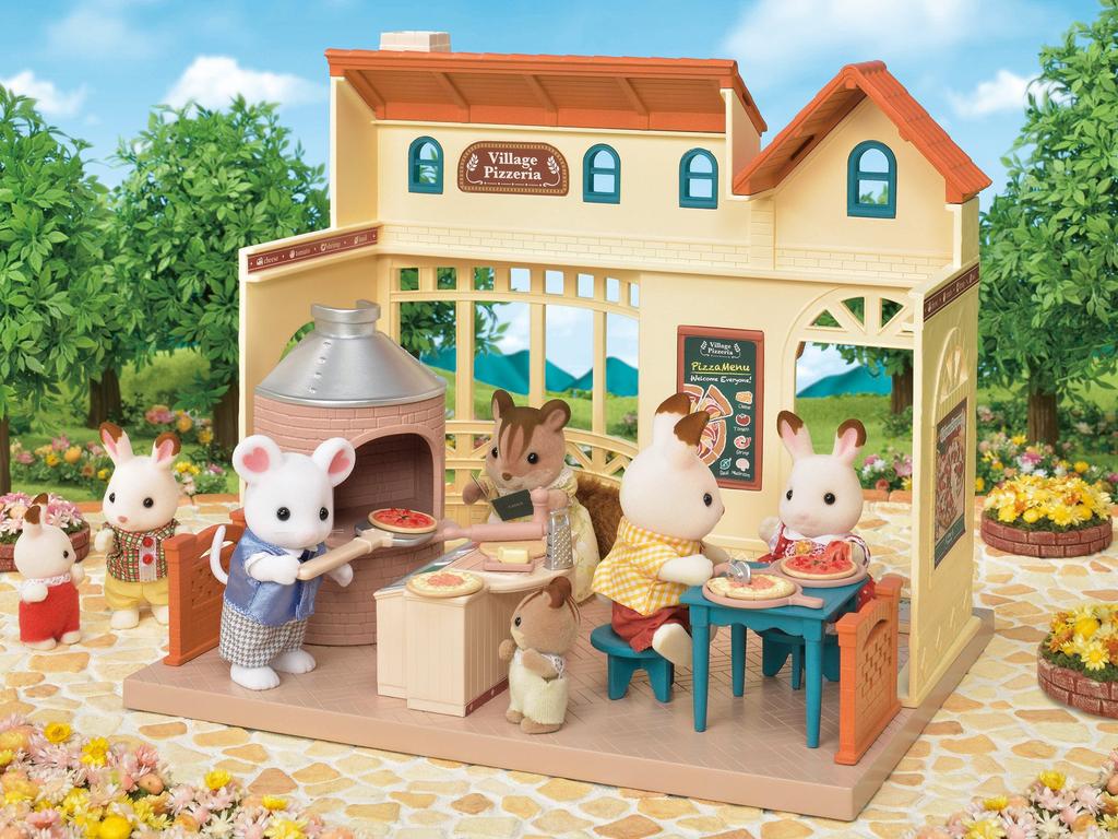 Магазин Sylvanian Families Пиццерия в лесу Ми-87 3 года и старше Игрушки Кукольный домик EPOCH