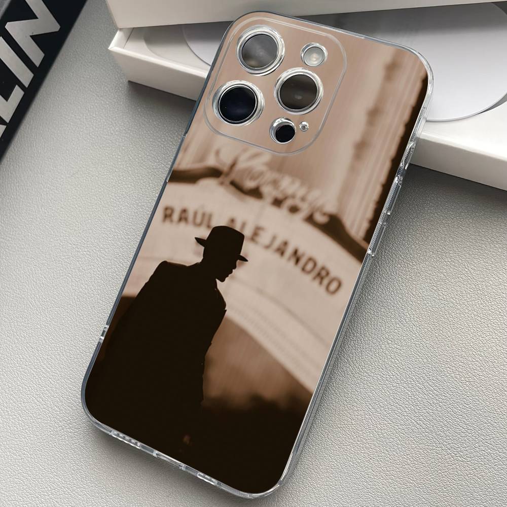 Чехол для телефона певца R-Rauw Alejandro Для iPhone 17 16 15 14 13 11 12 Pro Max Mini Plus Ударопрочный Прозрачный Мягкий ТПУ