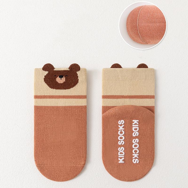 Newborn Plush Sock Autumn Winter Warm Kids Middle Tube Socks  Anti-Cold Baby Footwear Cute Cartoon Children Socks