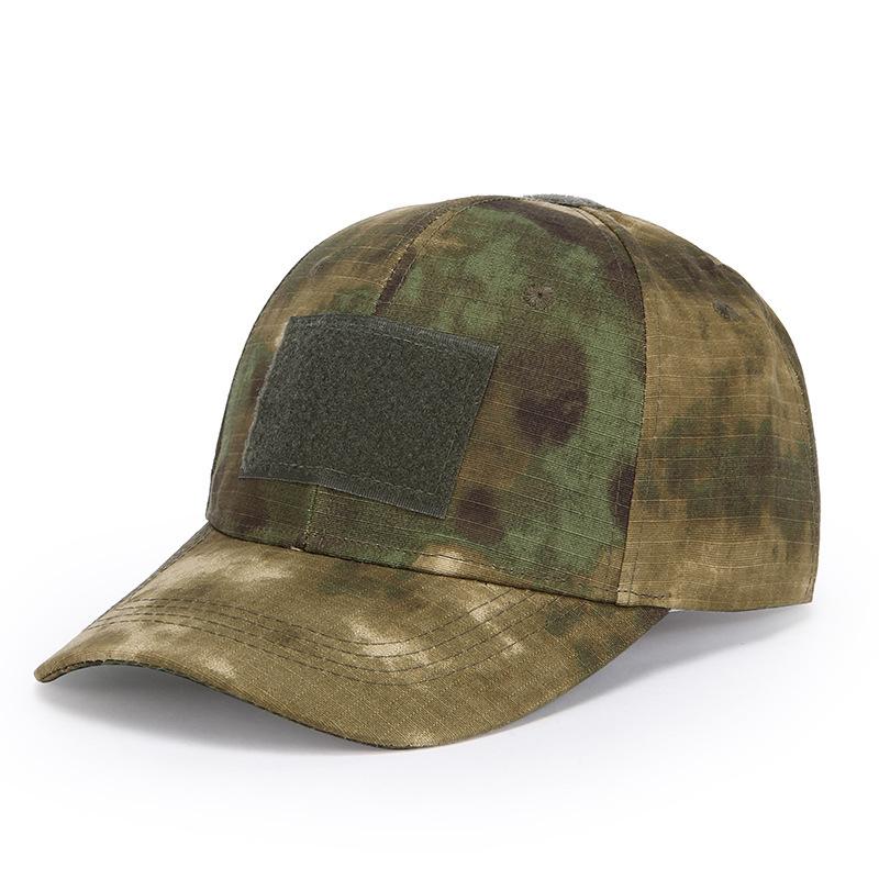 Military Fans Special War Cap Camouflage Velcro Hard Top Outdoor Baseball Cap Men'S And Women'S Sunshade Sports