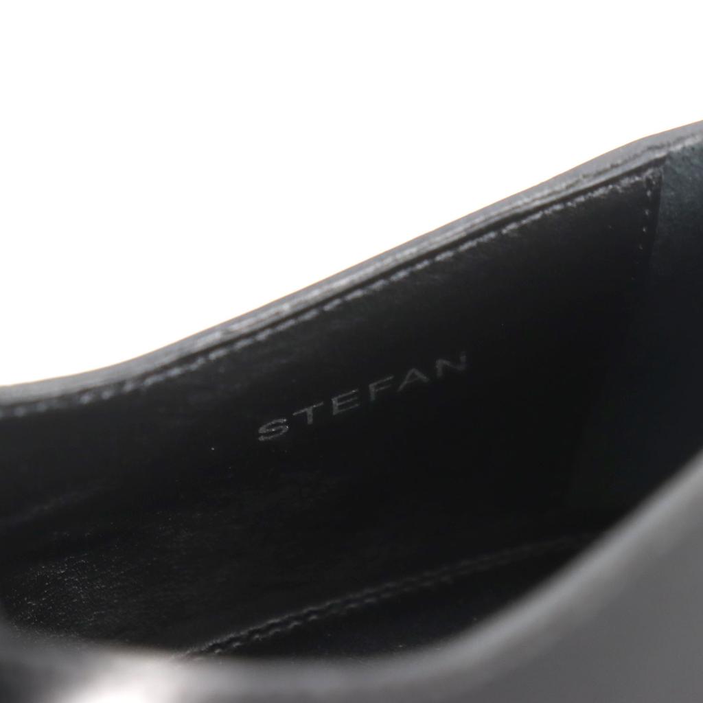 Pristine JIMMY CHOO Leather shoes STEFAN Studded lace-up Black 41 192STEFAN.WBM Used