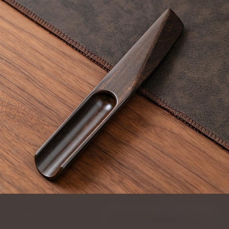 Vintage Tea Spoons Wood Chinese Kungfu Tea Scoop Shovel Wooden Scoop for Coffee Powder Spice Leaf Tea Spoon Accessories