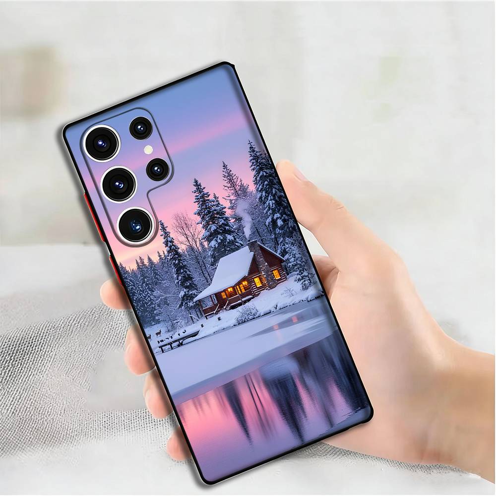 Красивый пейзаж Исландии Чехол для телефона Для Samsung S24,25,23,22,21,20 Plus Ultra 5G Lite Ударопрочный Чехол
