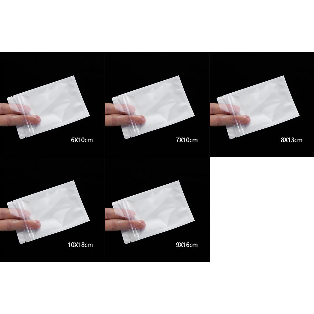 100 шт. Розничная упаковка Самоклеящаяся застежка-молния Упаковочный мешок для хранения Отверстие для подвешивания