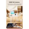 ROJECO 8.5L With Camera Automatic Pet Feeder Water Fountain Button Dog Food Dispenser Water Refill 2 in 1 Drinking Feeding