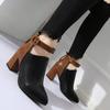 Fashion Boots Women 2024 Pointed Toe Ankle Boots For Women High Heel Botton Ladies Shoes Size Bota Feminina Dfv67