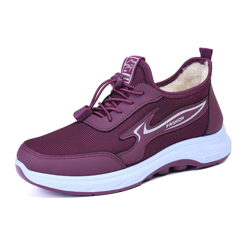 Зимние женские кроссовки теплые нескользящие удобные хлопковые ботинки на шнуровке 2025 года износостойкие легкие зимние ботинки для активного отдыха