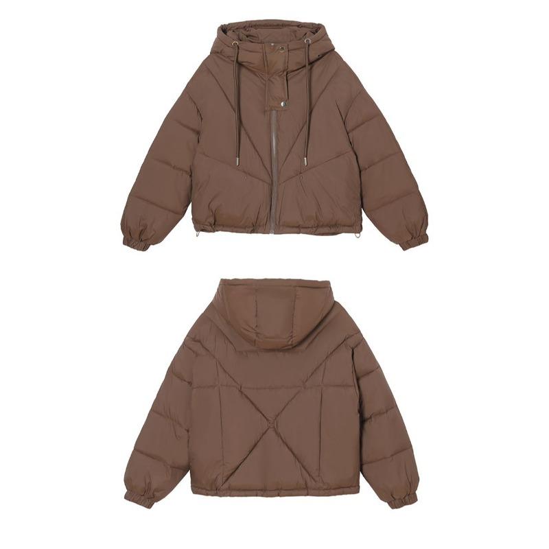 Korean Style Winter Short Padded Coat Women Loose Thickened Trendy Jacket