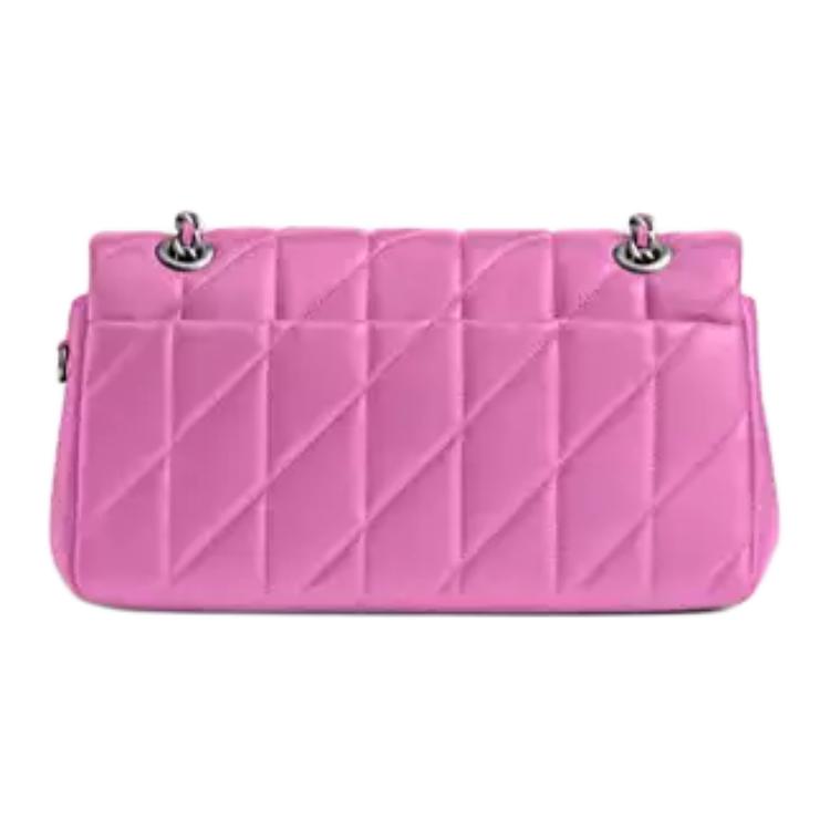 Coach Tabby 26 Logo Napa Leather Shoulder Bag Medium Pink Women Shoulder Bag CP150-LHDB8